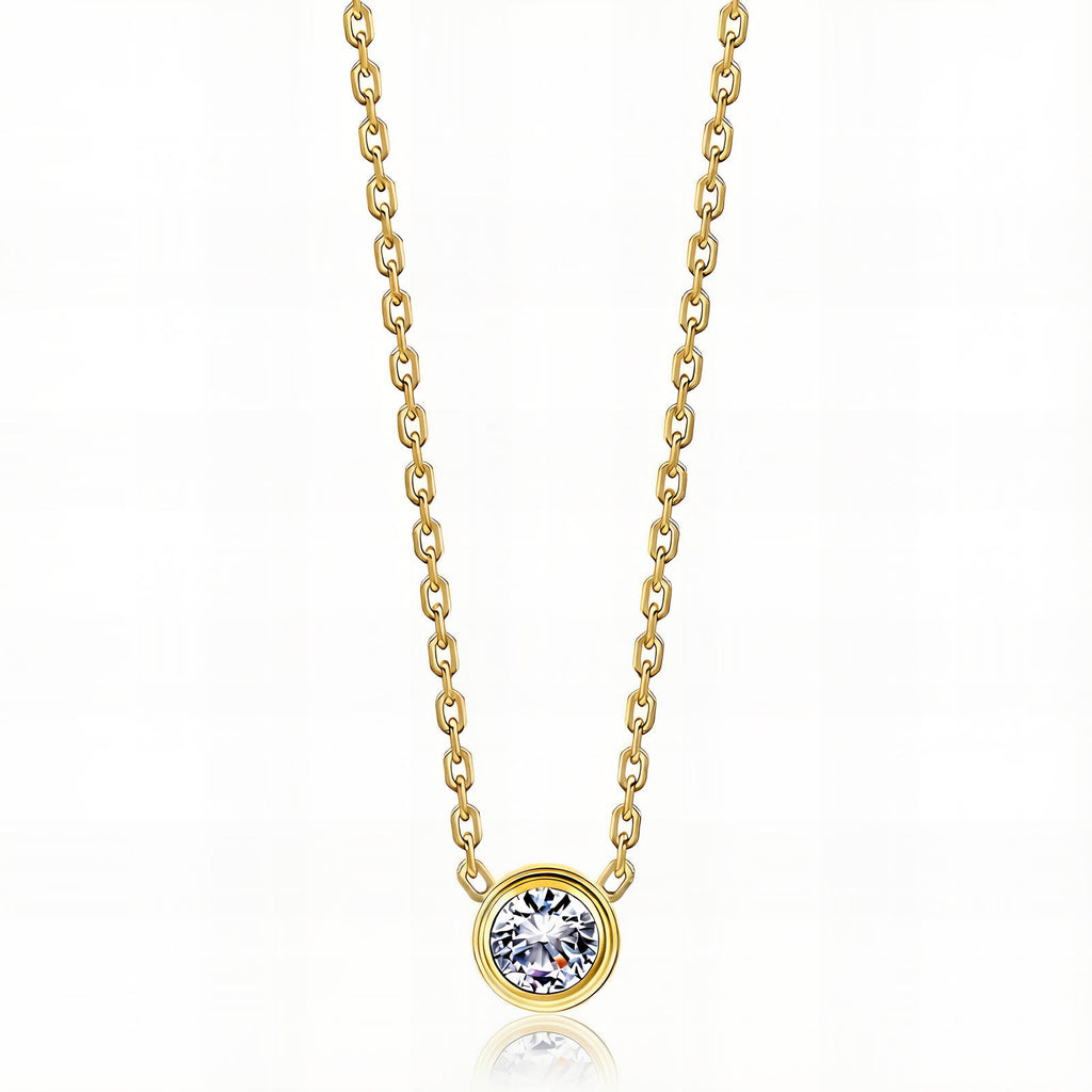 Dotted Gold Necklace