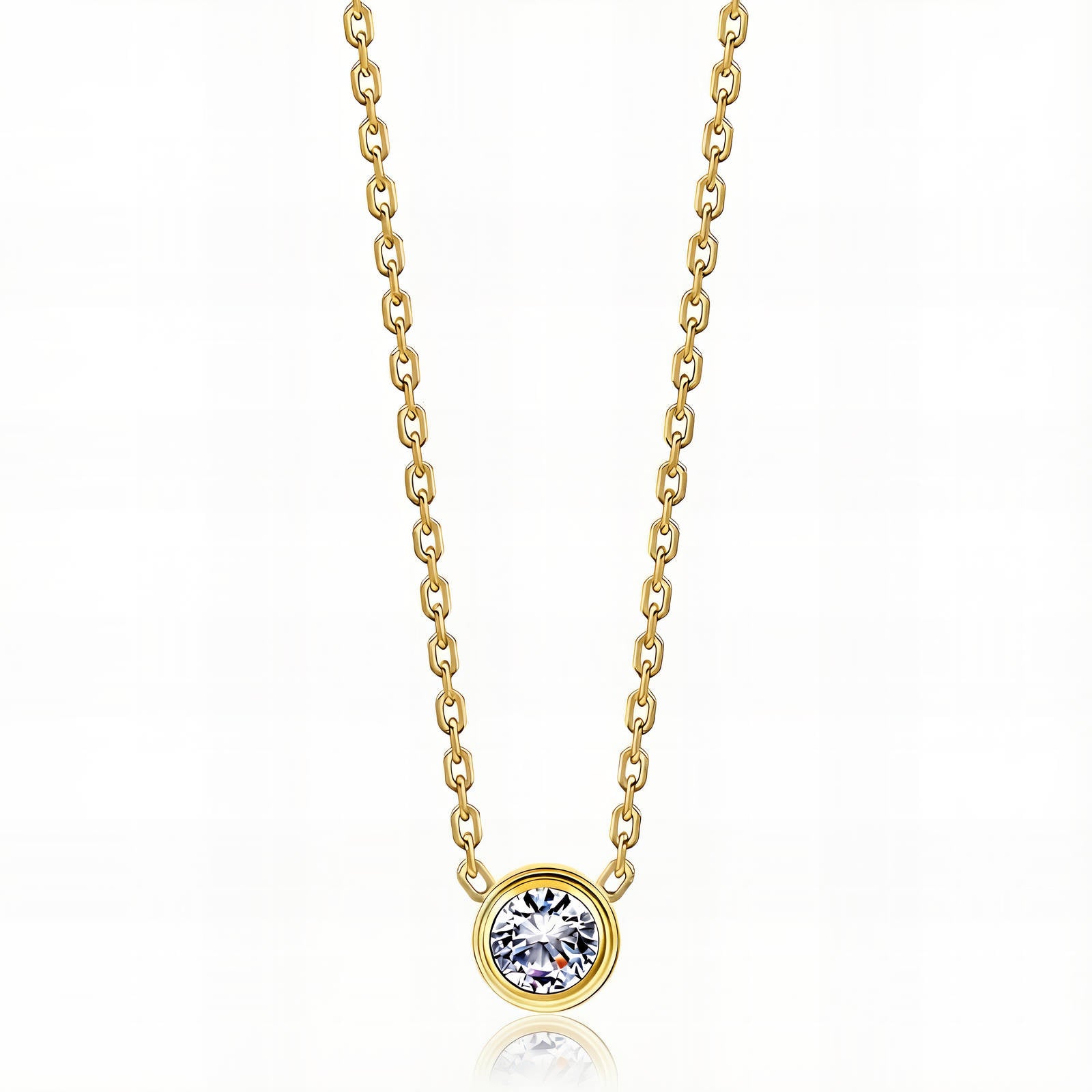 Dotted Gold Necklace