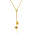Two Hearts Gold Necklace