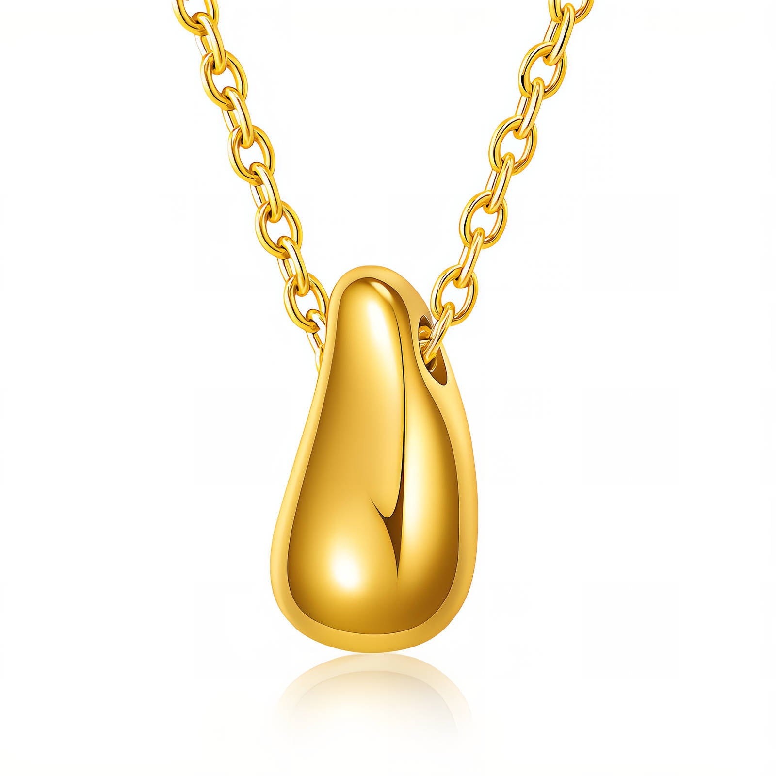 Teadrops Gold Necklace