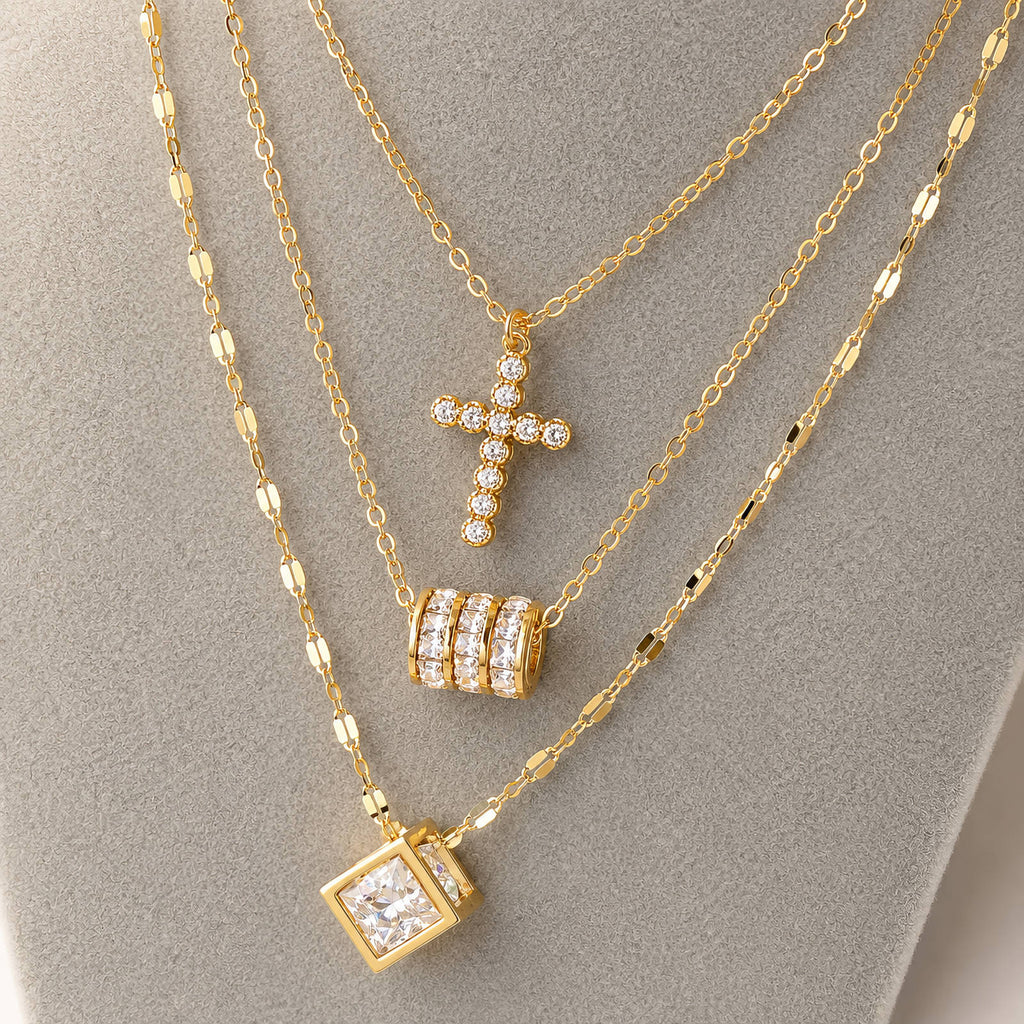 Cross Gold Necklace II
