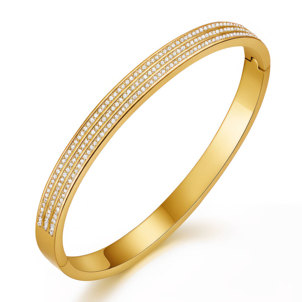 Gold Diamond Design Bracelet
